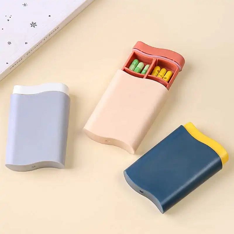 Portable 6 Grid Pill Box, Tablet Pill Box Dispenser, Medical Kit Organizer, Small Mini Pill Box, Seal Pill Storage Organizer, Outdoor Travel Pill Dust-proof Protect Container Portable 6 Grid Pill Box, Tablet Pill Box Dispenser, Medical Kit Organizer, Small Mini Pill Box, Seal Pill Storage Organizer, Outdoor Travel Pill Dust-proof Protect Container